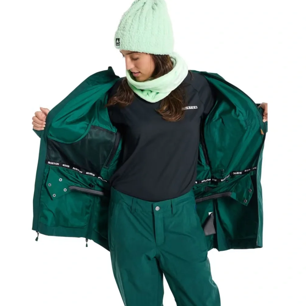 BURTON LALIK 2L SNOWBOARD JACKET - WOMENS Medium - Picture 6 of 15